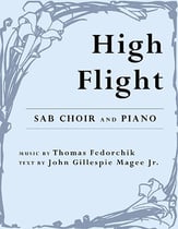 High Flight SAB choral sheet music cover